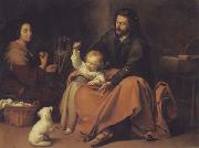 Bartolome Esteban Murillo, The Holy Family with a Little bird